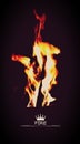 Burning fire like a desire..