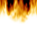 Burning flames