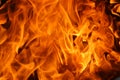 Burning Flames Texture Royalty Free Stock Photo