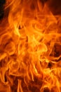 Burning Flames Texture Royalty Free Stock Photo