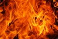 Burning Flames Texture Royalty Free Stock Photo