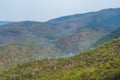 Burning forest and farming land near Ob Luang National Park Chiang Mai