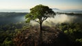 Burning Forests: The Devastating Impact of Deforestation. Generative AI