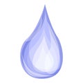 Burning gas flame icon, cartoon style Royalty Free Stock Photo