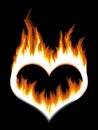 Burning heart