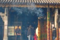 Burning incense, Guangzhou Royalty Free Stock Photo