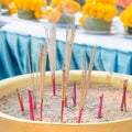 Burning Incense sticks Royalty Free Stock Photo