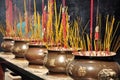 Burning joss sticks