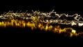 Burning lights reflects its warmness Royalty Free Stock Photo