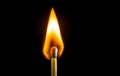 burning matchstick Royalty Free Stock Photo