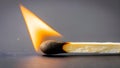 burning matchstick Royalty Free Stock Photo