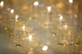 Burning memorial candles Royalty Free Stock Photo