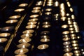 Burning memorial candles Royalty Free Stock Photo