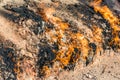 Burning Mountain (Yanardag) near Baku Royalty Free Stock Photo