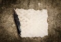 Burning old paper sheet Royalty Free Stock Photo