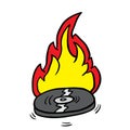 Burning record