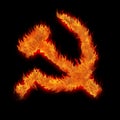 Burning soviet union ussr