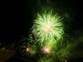 Burning sparklers on black background. Small fireworks giving off sparks of fire. Sparks explosion Royalty Free Stock Photo