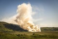 Burning Stubble, South Morar