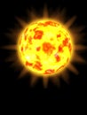 Burning sun Royalty Free Stock Photo