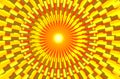 Burning Sun Mandala Royalty Free Stock Photo