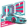 Burnout car, Japanese drift sport, JDM,