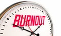 Burnout Exhaustion Stress Clock Time Overworked 3d Illustration