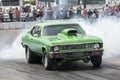 Burnout on the track