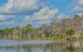 Burns Lake Campground in Ochopee, Collier County, Florida Royalty Free Stock Photo