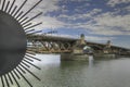 Burnside Bridge over Willamette River