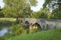 Burnside's Bridge at Antietam (Sharpsburg) Battlefield in Maryla Royalty Free Stock Photo