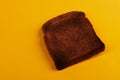 Burnt bread toast Royalty Free Stock Photo