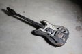 Burnt guitar Royalty Free Stock Photo