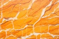 burnt orange marble with unique patterning Royalty Free Stock Photo