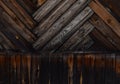 Burnt Planks On The House Wall, Old Shabby Boards, Black Planks Background Texture