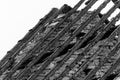 Burnt roof Royalty Free Stock Photo