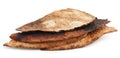 Burnt smoked tortilla bread Royalty Free Stock Photo