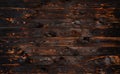Burnt wooden board, black charcoal wood texture, burned barbecue background Royalty Free Stock Photo