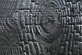 Burnt wooden board texture. Sho Sugi Ban Yakisugi