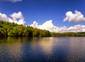 Burr Pond state park autumn view Royalty Free Stock Photo