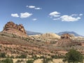 Burr Trail - Henry Mountains - Waterpocket Fold - Utah Royalty Free Stock Photo