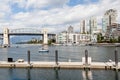 Burrard Bridge Over False Creek in Vancouver Royalty Free Stock Photo