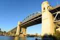 Burrard Bridge, Vancouver, BC, Canada Royalty Free Stock Photo