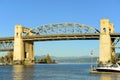 Burrard Bridge, Vancouver, BC, Canada Royalty Free Stock Photo