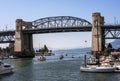 Burrard Bridge Vancouver, BC, Canada Royalty Free Stock Photo