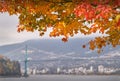 Burrard Inlet Fall Colours Royalty Free Stock Photo