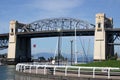 The Burrard Street Bridge Royalty Free Stock Photo