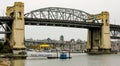 Burrard Street, Bridge, Vancouver, BC. Royalty Free Stock Photo