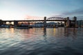 The Burrard Street Bridge Of Vancouver Royalty Free Stock Photo