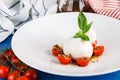 Burrata salad with tomato